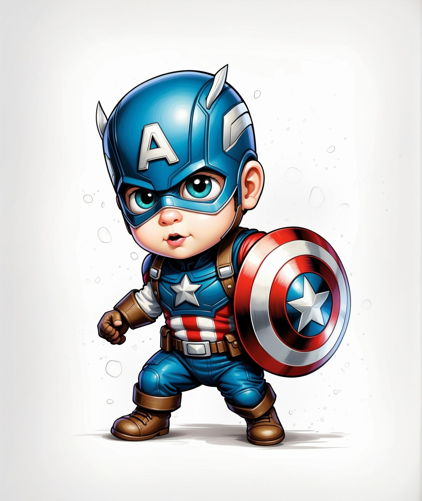 Baby Heroes Captain America