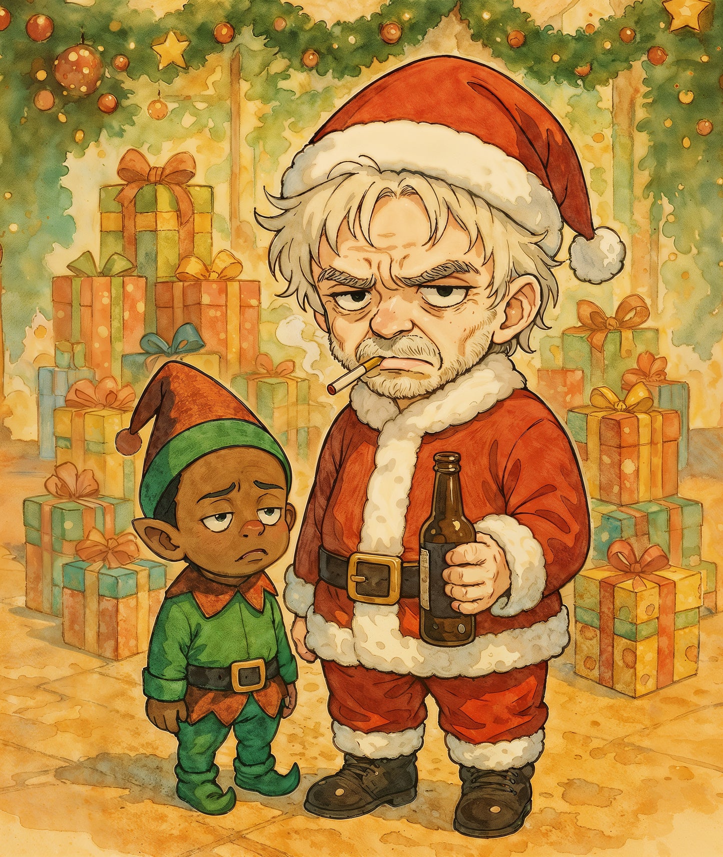 Baby Bad Santa
