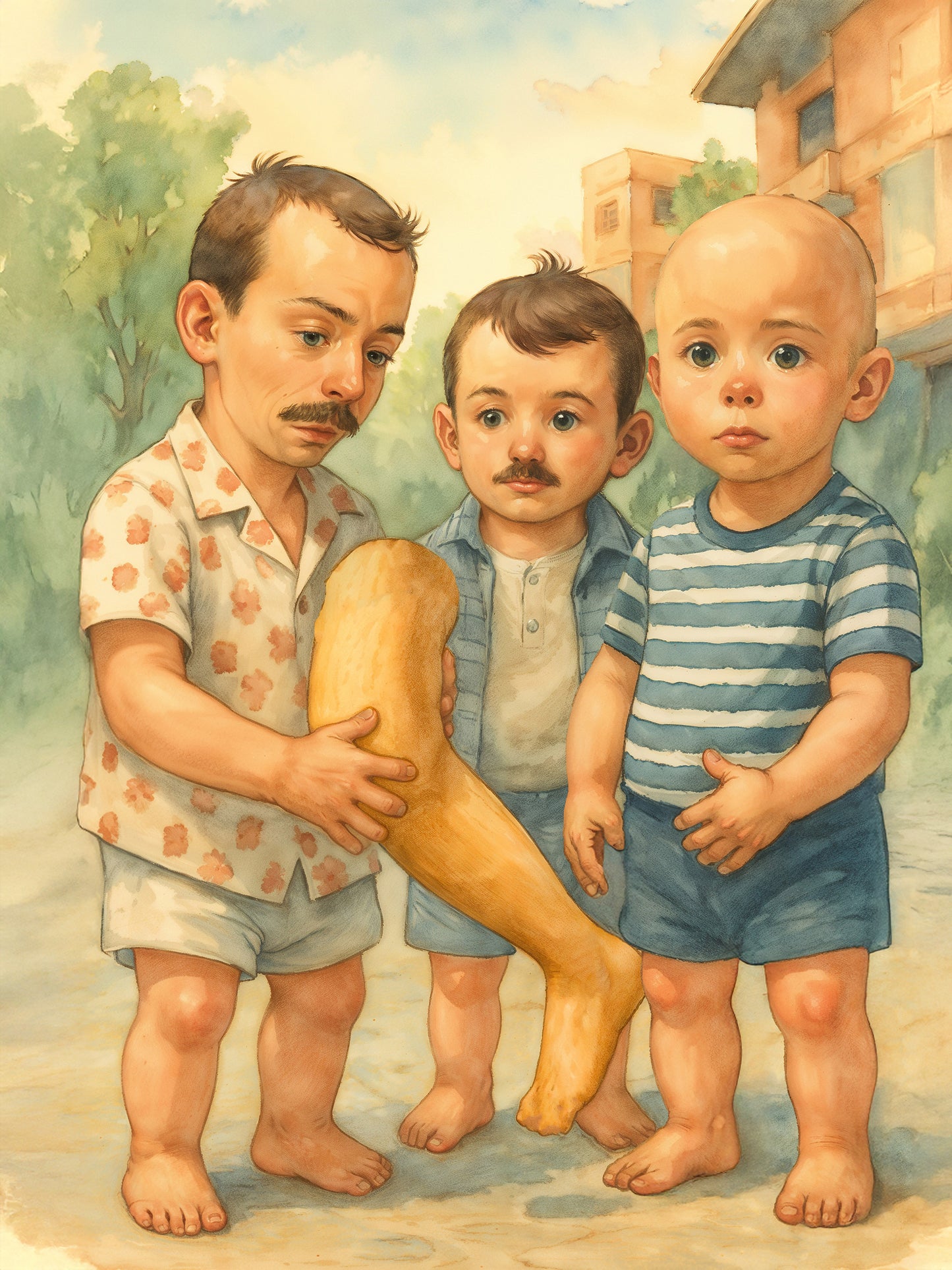 BABY TRE UOMINI E UNA GAMBA