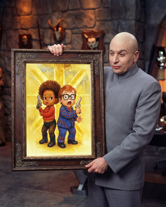 Baby Austin Powers - Pannello Decorativo Groovy Cinema Cult