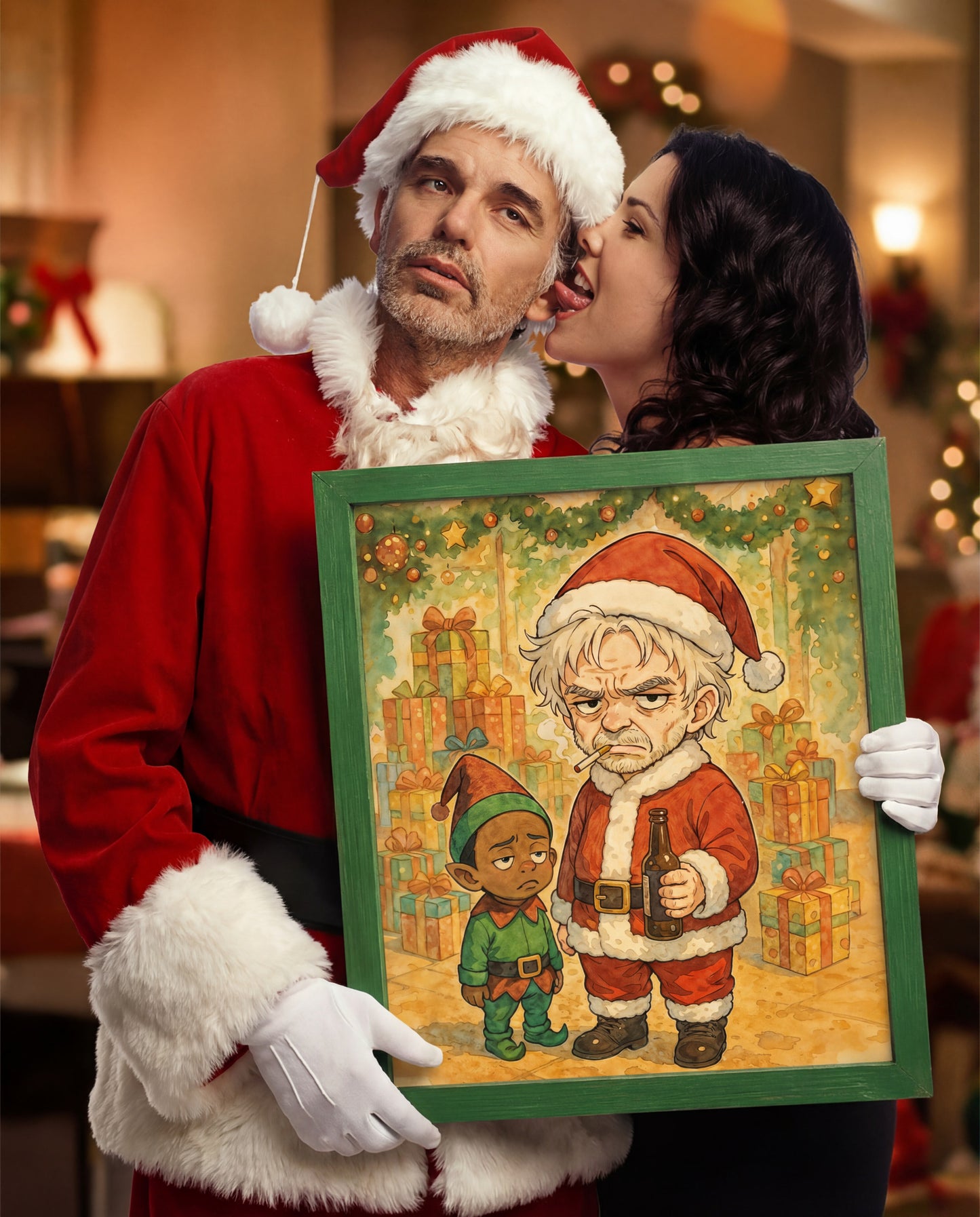 Baby Bad Santa